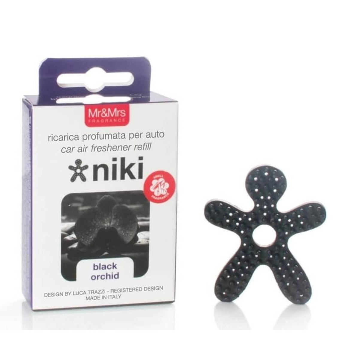 PROFUMO PER AUTO NIKI ORCHIDEA NERA