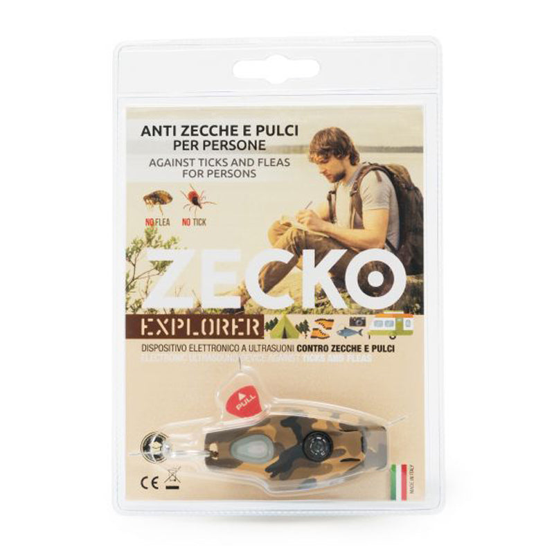 ZECKO DISPOSITIVO ANTI ZECCHE E PULCI PER PERSONE COLORE A SCELTA