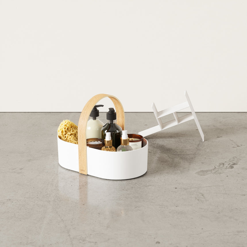 Portaoggetti Bellwood Bianco Naturale UMBRA