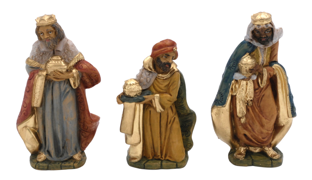 3 RE MAGI 12CM IN RESINA