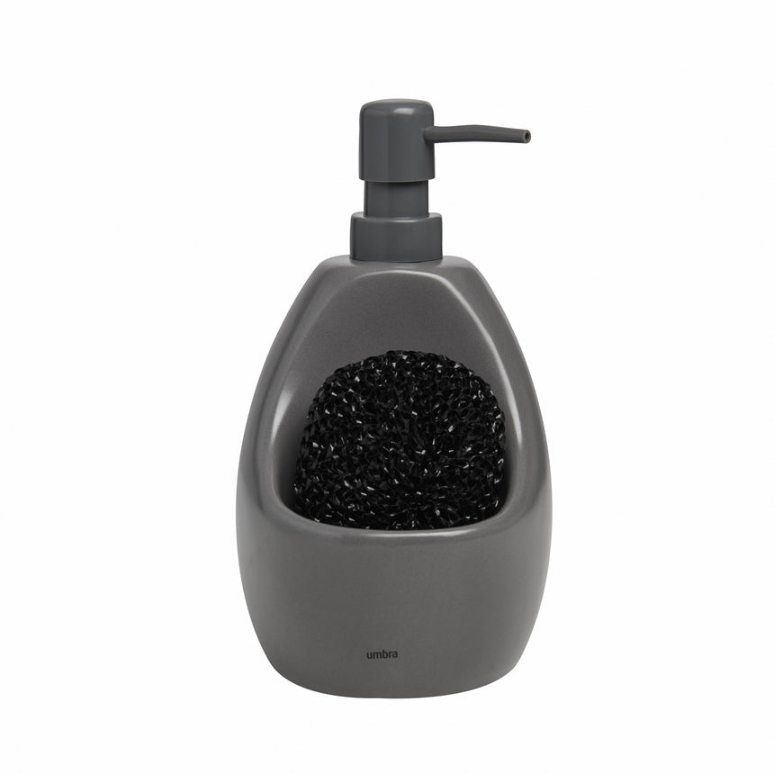 Dispenser Sapone Paglietta Abrasiva Joey 10x13x20 cm Antracite UMBRA