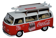 Modellino Coca-Cola VW Bay Window 1:76 Scala Rosso Bianco Oxford Diecast