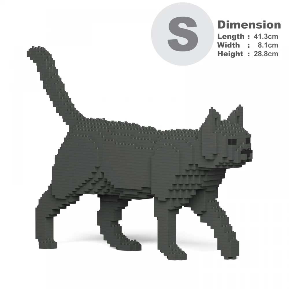 PUZZLE 3D GATTO NERO CHE CAMMINA