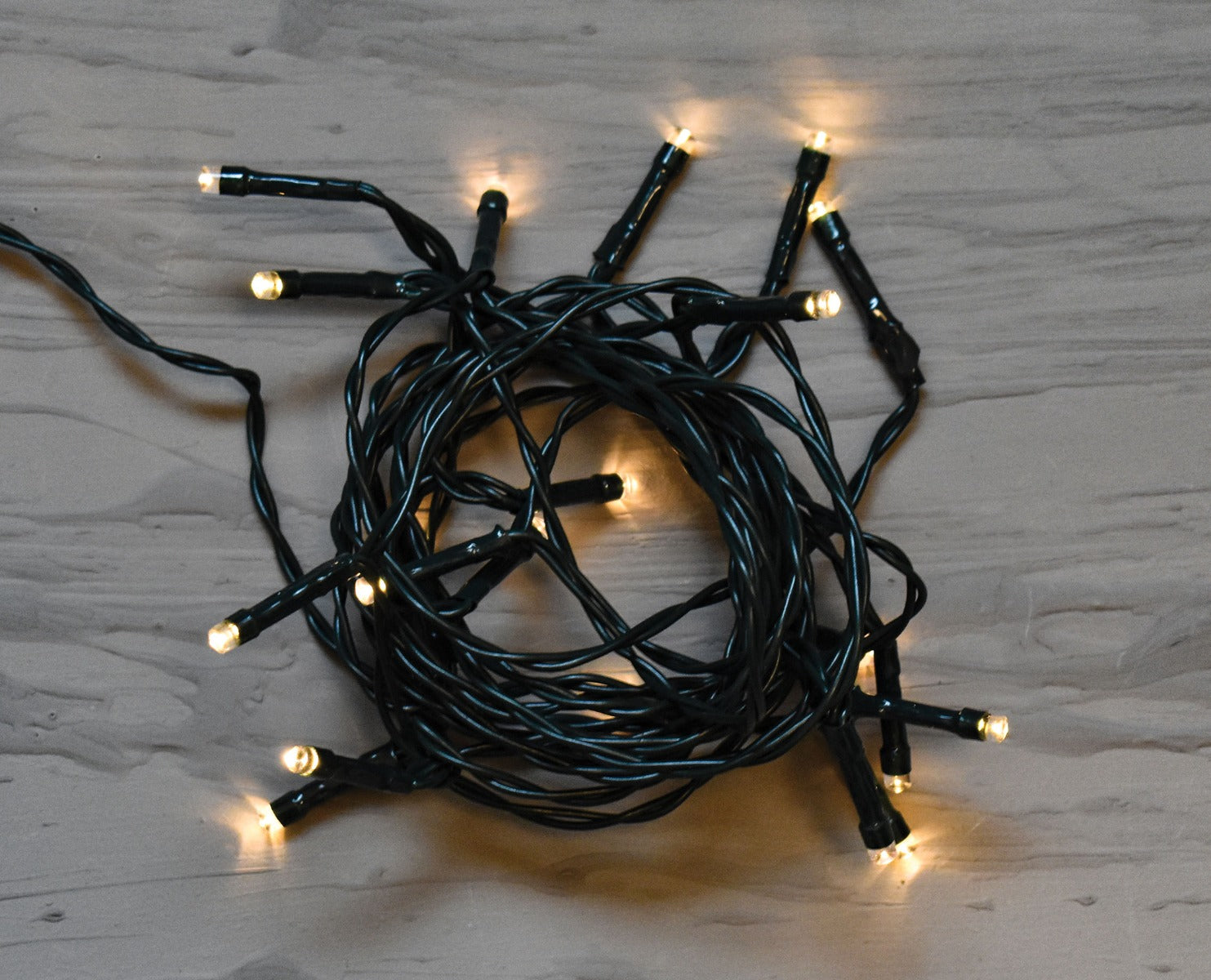 LUCI DI NATALE PER PRESEPE CATENA CON 20 LED BIANCO CALDO