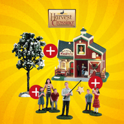 OFFERTA LEMAX HARVEST CROSSING - THE EGGERY BREAKFAST BISTRO + CHRISTMAS PINATA + BALSAM FIR TREE