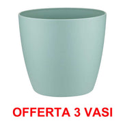 OFFERTA 3 VASO BRUSSELS ROUND 14CM MINT