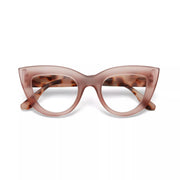 OCCHIALI DA LETTURA OKKIA, +3.00, MODELLO CLAUDIA, PINK HAVANA