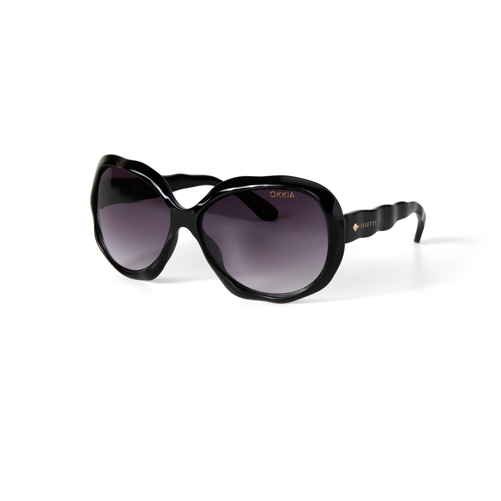 Occhiali da Sole CALIFORNIA Nero Sfumato SELETTI x OKKIA