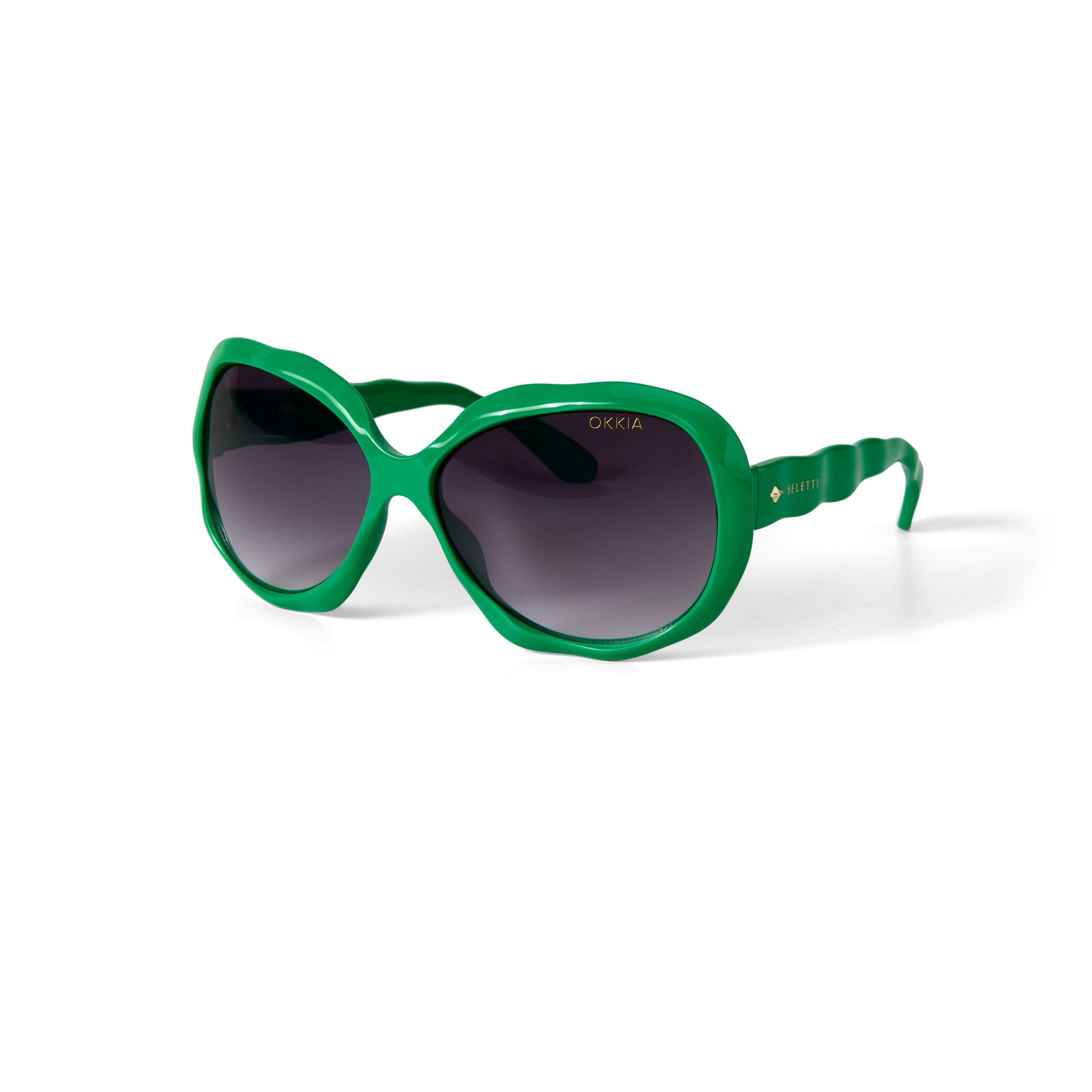 Occhiali da Sole California Verdi SELETTI x OKKIA