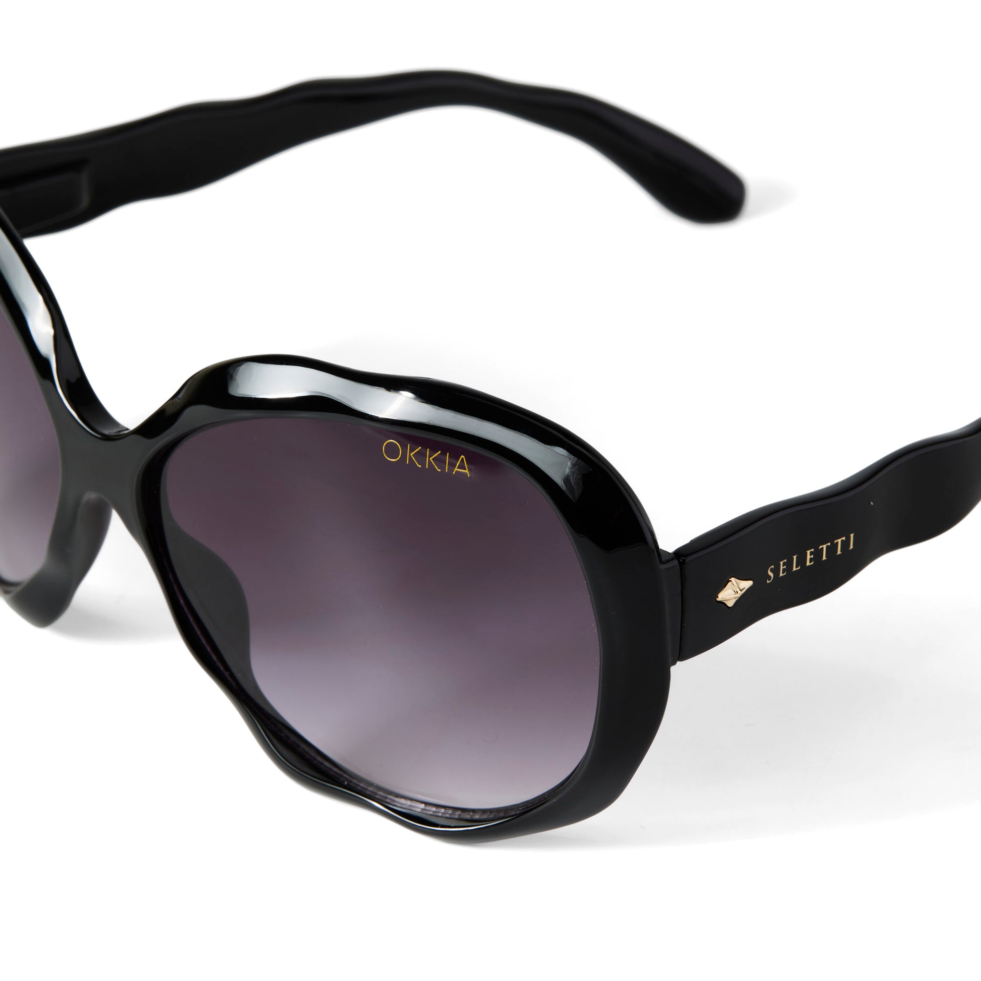 Occhiali da Sole CALIFORNIA Nero Sfumato SELETTI x OKKIA