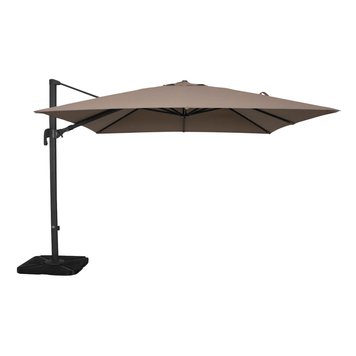 OMBRELLONE NETTUNO LUX NERO P/