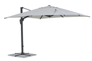 OMBRELLONE RETRATTILE INES 3X3MT GRIGIO CHIARO