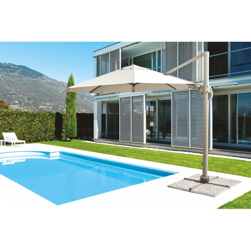 OMBRELLONE IN ALLUMINIO LIPARI BRACCIO LATERALE 3.5M