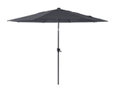 OMBRELLONE DA GIARDINO INCLINABILE CON MANIGLIA DIAMETRO 300CM GRIGIO