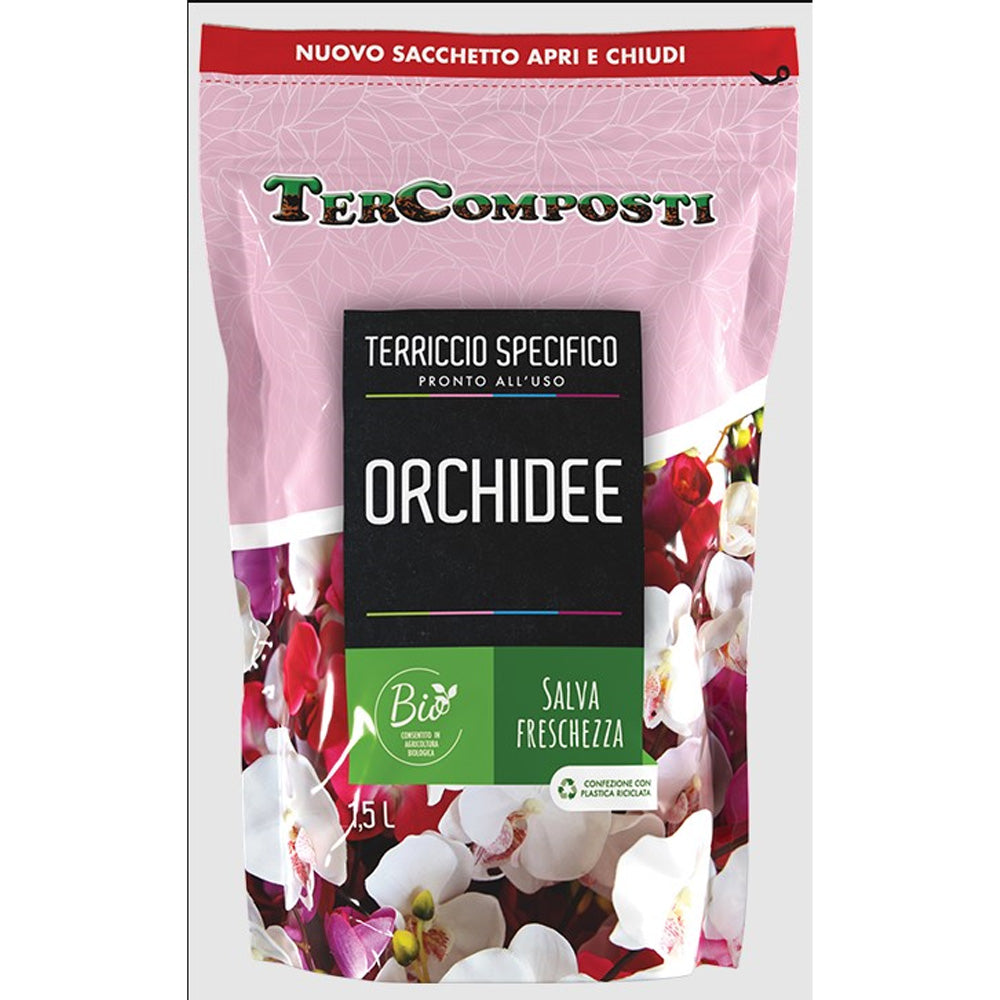 TERRICCIO PER ORCHIDEE 1,5L BIO