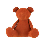 ORSO DECORATIVO OPACO VELLUTO ARANCIONE S (14X11,5X14,5CM)