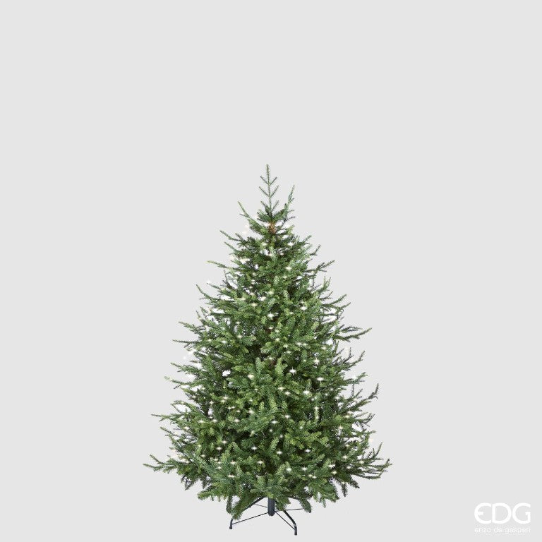 ALBERO DI NATALE PINO LUXURY 180CM PREILLUMINATO CON 3000 MINILED D136