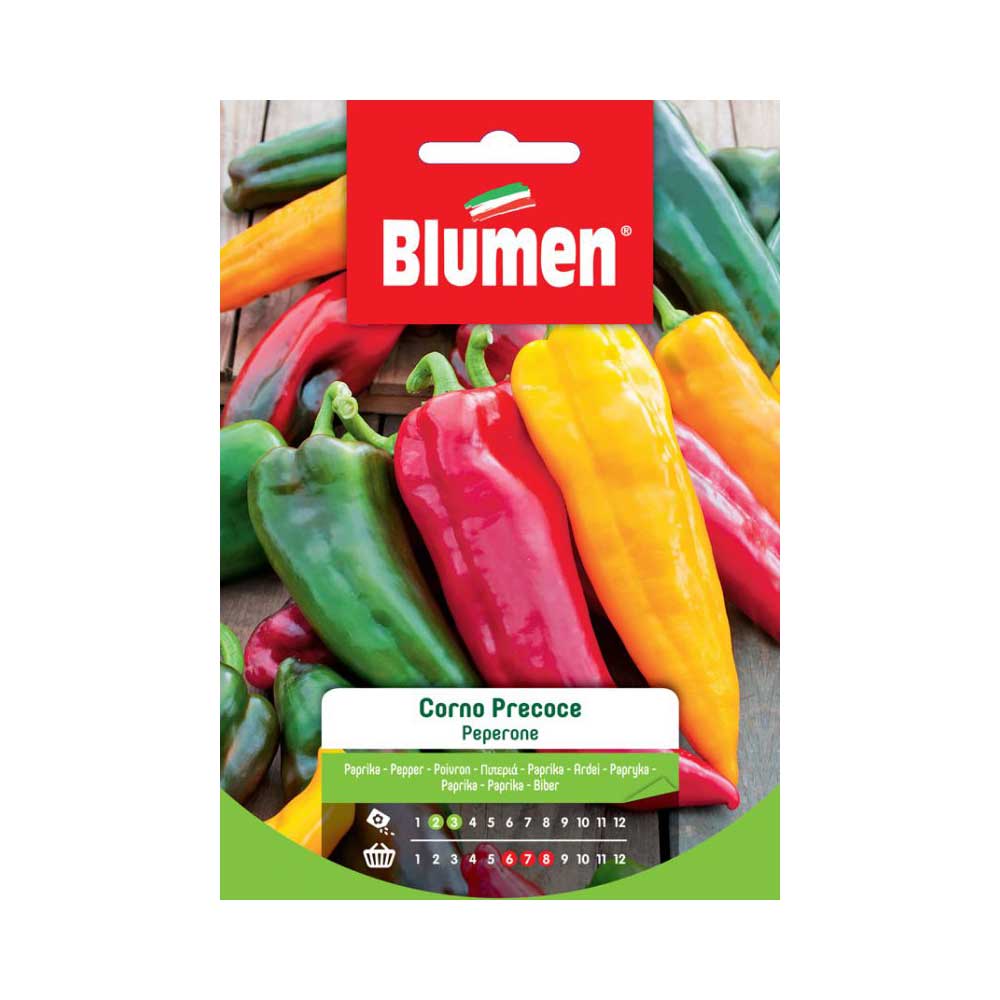 SEMI PEPERONE CORNO PRECOCE BLUMEN