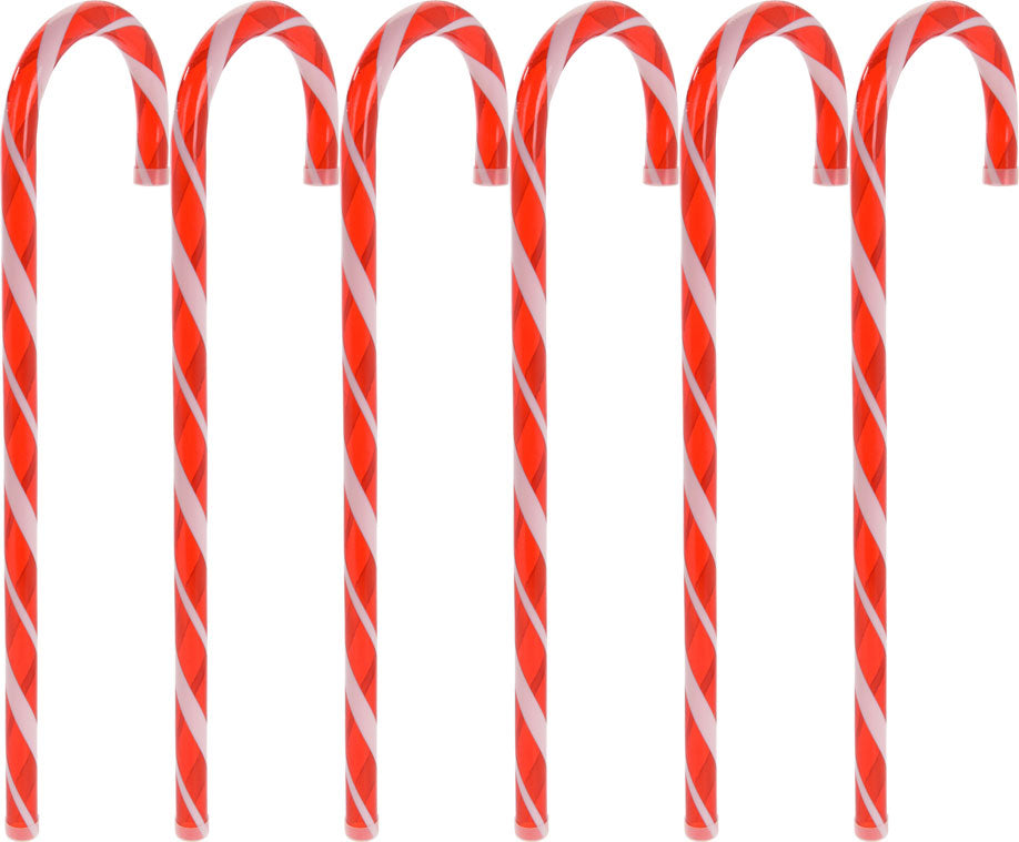 OFFERTA 6 BASTONCINI DI ZUCCHERO 62CM