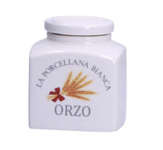 BARATTOLO IN PORCELLANA 0,5 L ORZO LINEA CONSERVA