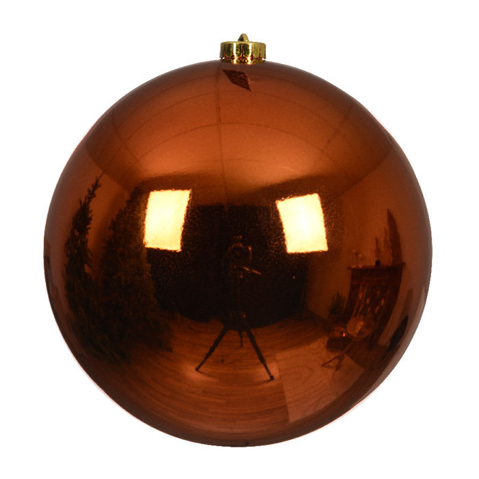 PALLINA DI NATALE INFRANGIBILE, Ø14CM, BRONZO SCURO