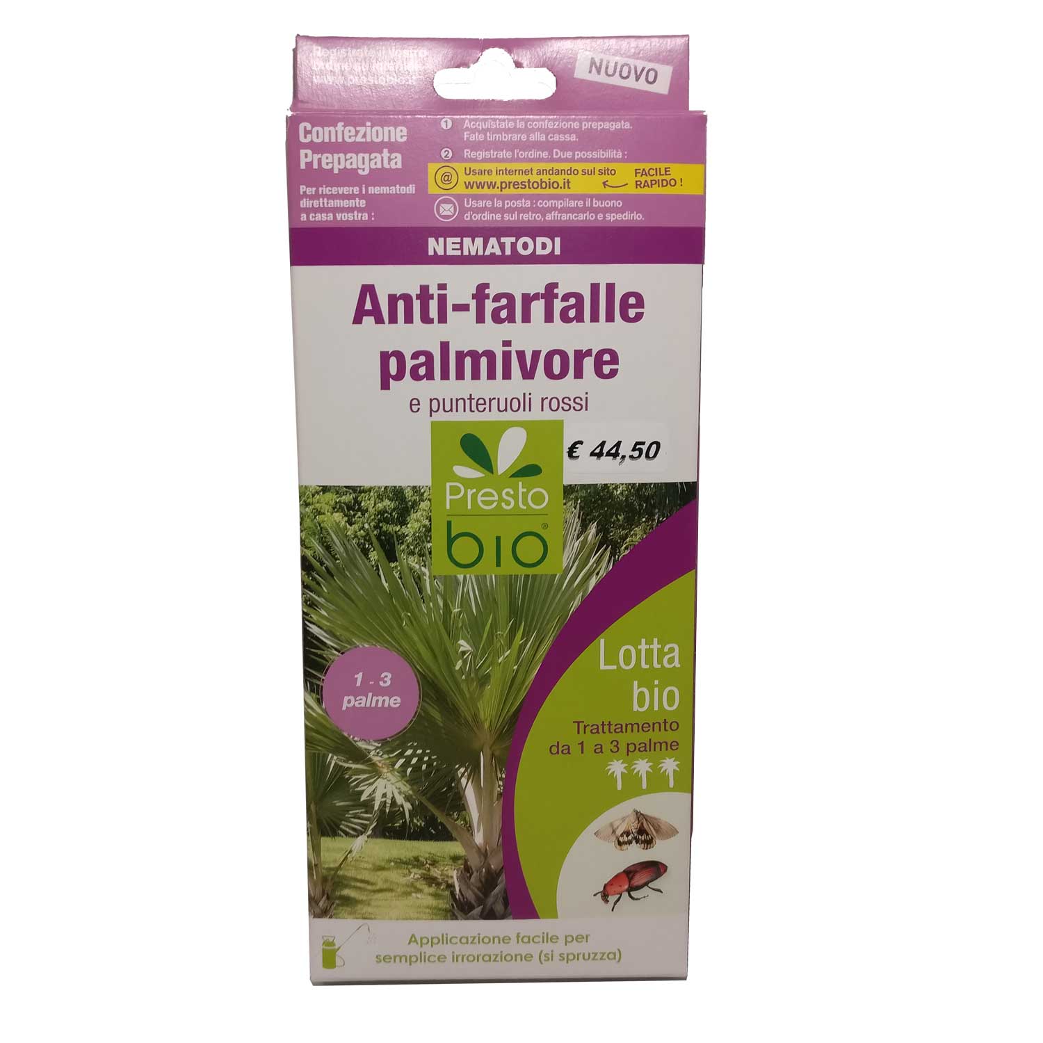 NEMATODI CONTRO PUNTERUOLO ROSSO E FARFALLE PALMIVORE