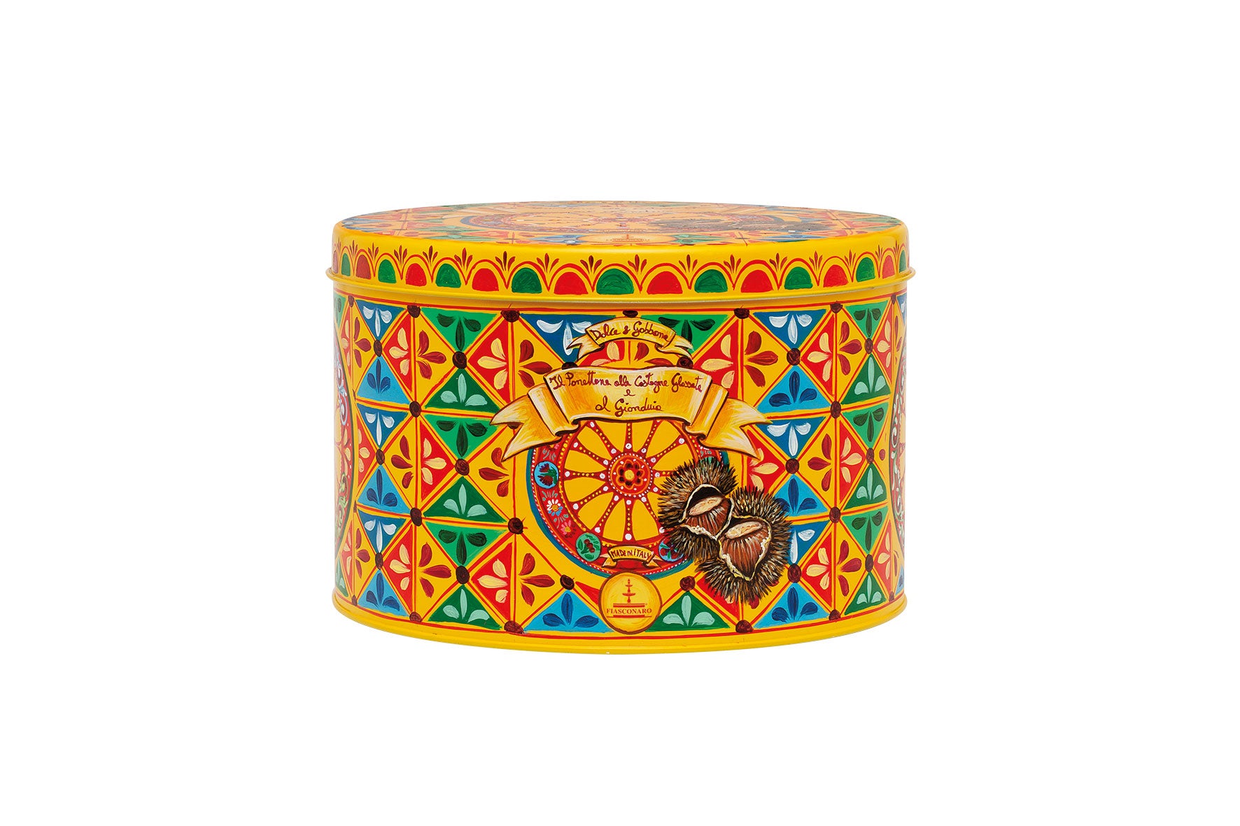 PANETTONE ARTIGIANALE DOLCE&GABBANA CASTAGNE GLASSATE AL GIANDUIA 1KG