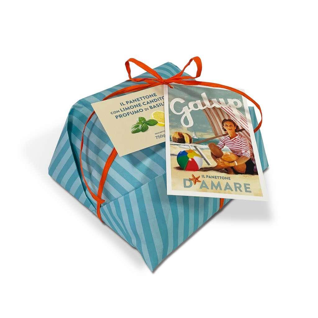 PANETTONE D'AMARE CON LIMONE CANDITO AL PROFUMO DI BASILICO 750G