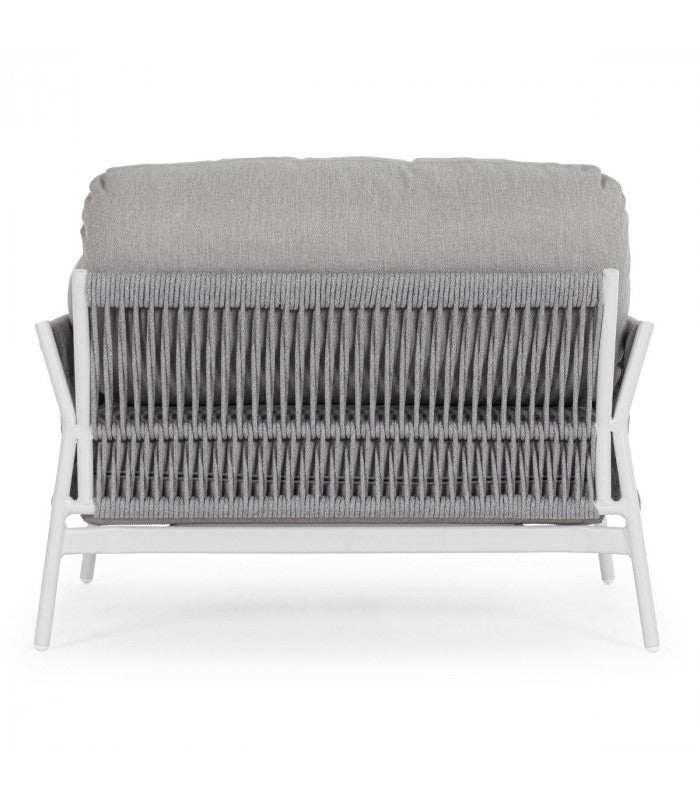 SALOTTO DA GIARDINO PARDIS BIANCO/GRAFITE
