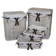 SET DI 5 CESTI PORTA BIANCHERI