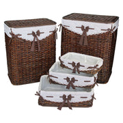 SET DI 5 CESTI PORTA BIANCHERI