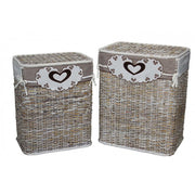SET DI 2 CESTI PORTA BIANCHERI