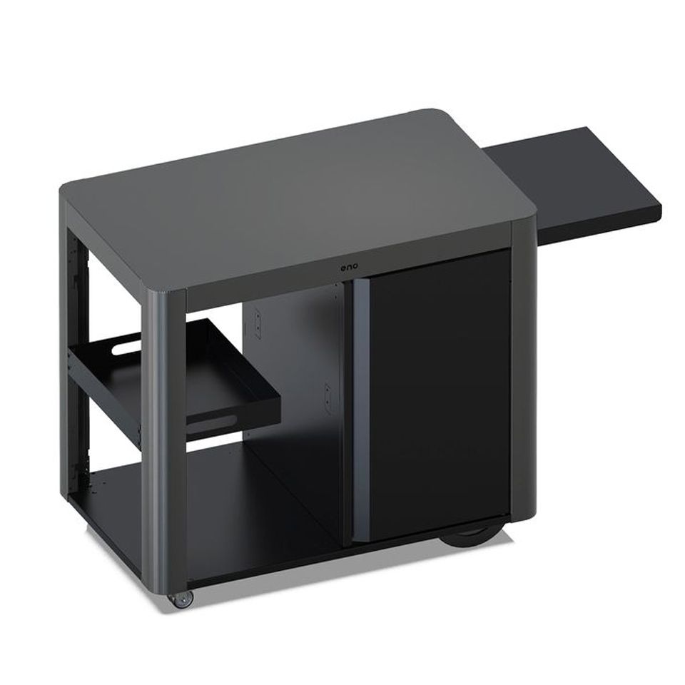 ENO Carrello barbecue Achille Door Cargo in acciaio zincato 81x168x65 cm grigio