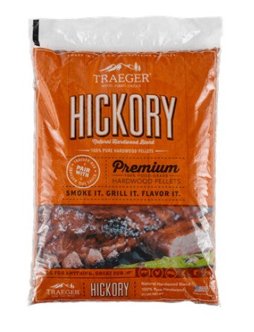 PELLET HICKORY 9KG TRAEGER PER BBQ