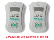 2 PEST AWAY L'ORIGINALE ANTIZANZARE ANTI INSETTI E RODITORI 500 MQ