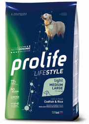 CROCCHETTE PROLIFE LIFE STYLE ADULT MERLUZZO & RISO - MEDIUM/LARGE 12KG