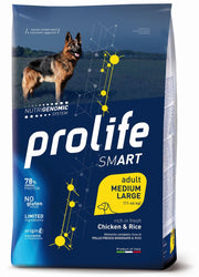 CROCCHETTE PROLIFE SMART ADULT POLLO & RISO - MEDIUM/LARGE 12KG