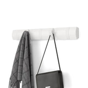 Appendiabiti Gancio a muro Flip 5 51 x 6 x 3 cm Bianco Umbra