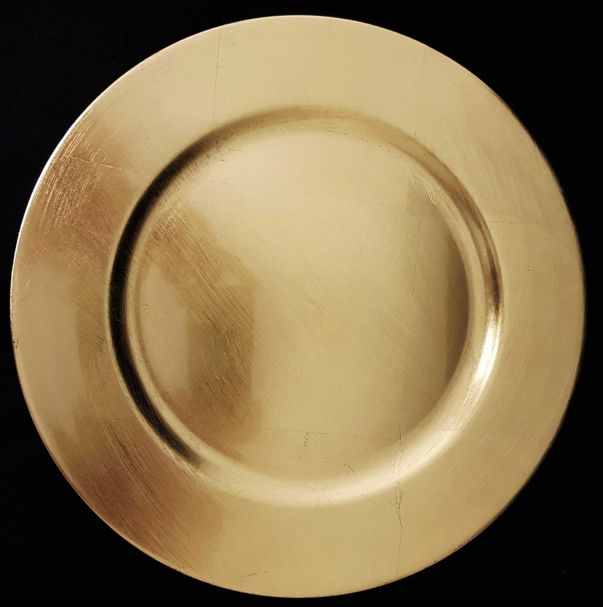 24 SOTTOPIATTI CIRCOLARI ORO 33CM