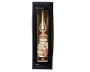 PUNTALE NATALIZIO 30CM CON MACARONS ROSA