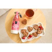 Preparato per Biscotti Bottiglia Fragola Cuori Pineut