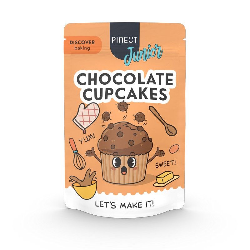 Mix per Cupcake al Cioccolato Biologico 300g Pineut Junior