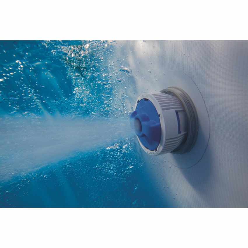 PISCINA OVALE SWIM VISTA 549X274X122CM CON POMPA FILTRO SCALETTA E TELO COPERTURA