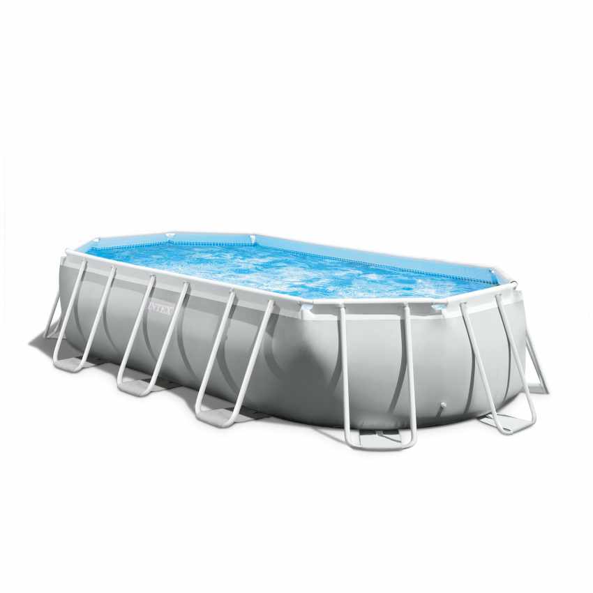 PISCINA OVALE PRISMA FRAME 503X274X122 CON POMPA FILTRO