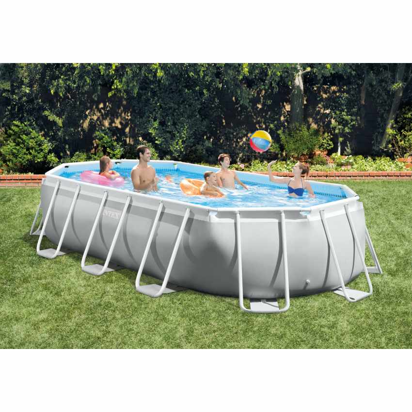 PISCINA OVALE PRISMA FRAME 503X274X122 CON POMPA FILTRO