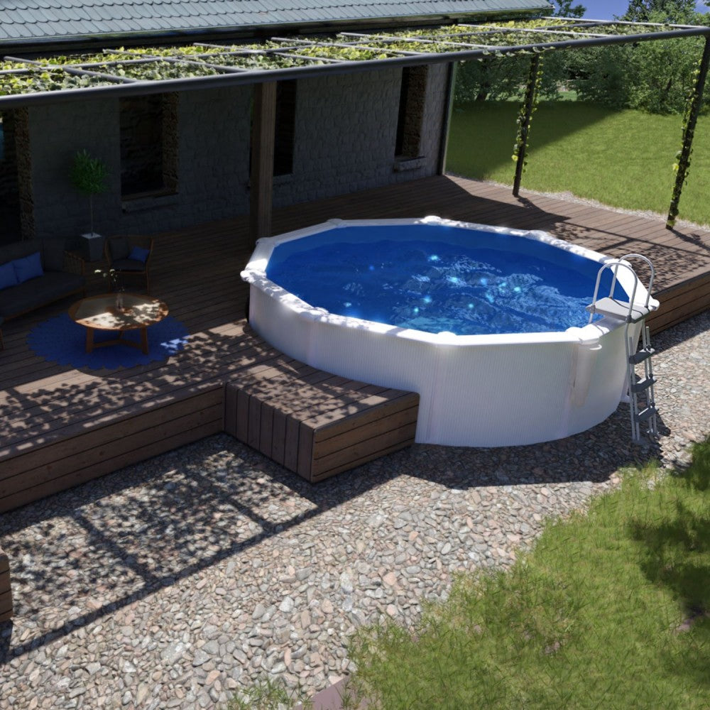 PISCINE BORA BORA I. DIMENSIONS : 460 H 120