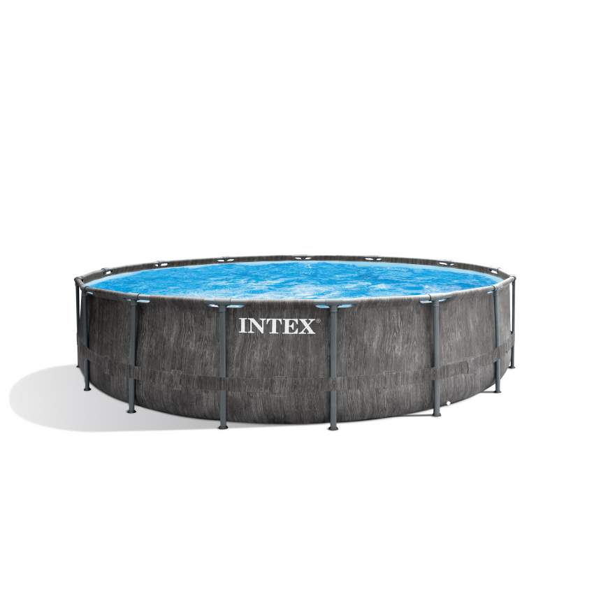 PISCINA ROTONDA PRISMA GREYWOOD 457X122CM CON POMPA FILTRO