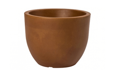 VASO CONCA 80 CM CORTEN