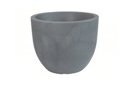 VASO CONCA 80 CM GRIGIO ANTICATO
