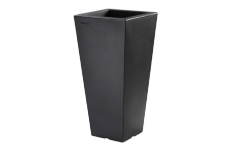 VASO QUADRO ALTO 100CM GRIGIO ANTRACITE